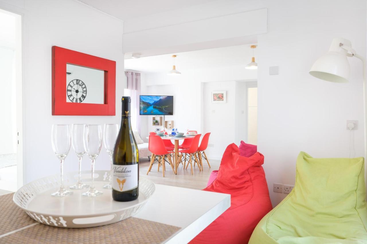 Seaview 3 Bedroom Kings Road Penthouse Paphos Buitenkant foto